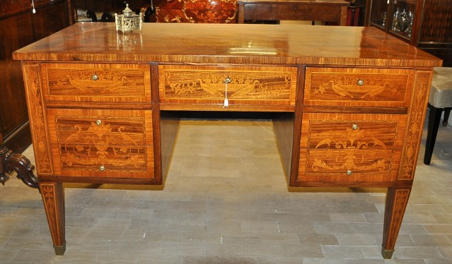 WRITING DESK Luigi XVI inlaid